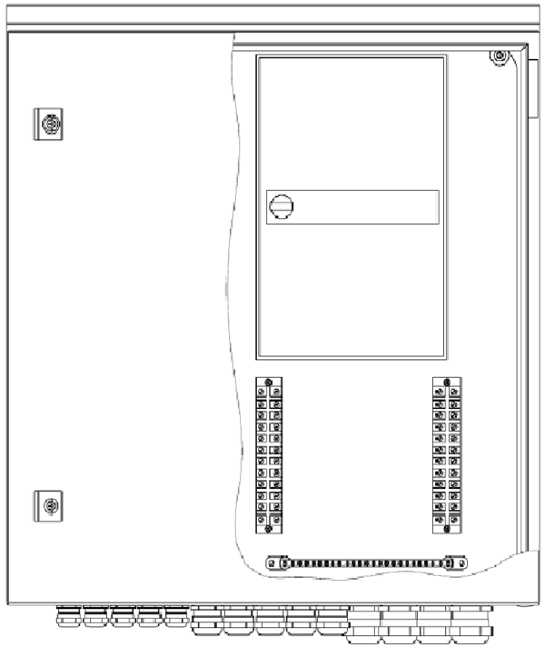 Шкаф приборный универсальный 600х600х210мм <br>ШПУ-1-04 (Модель снята с производства) 14