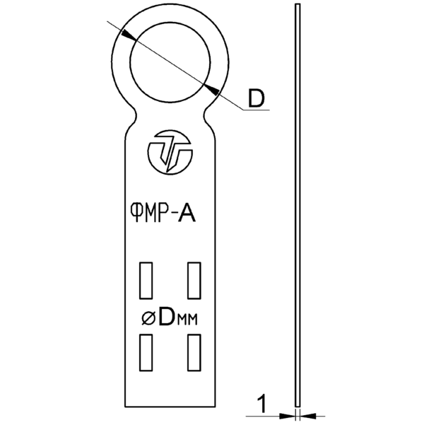 Фиксатор металлорукава (для гермоввода Ø=30мм) <br>ФМР-21М/П 16